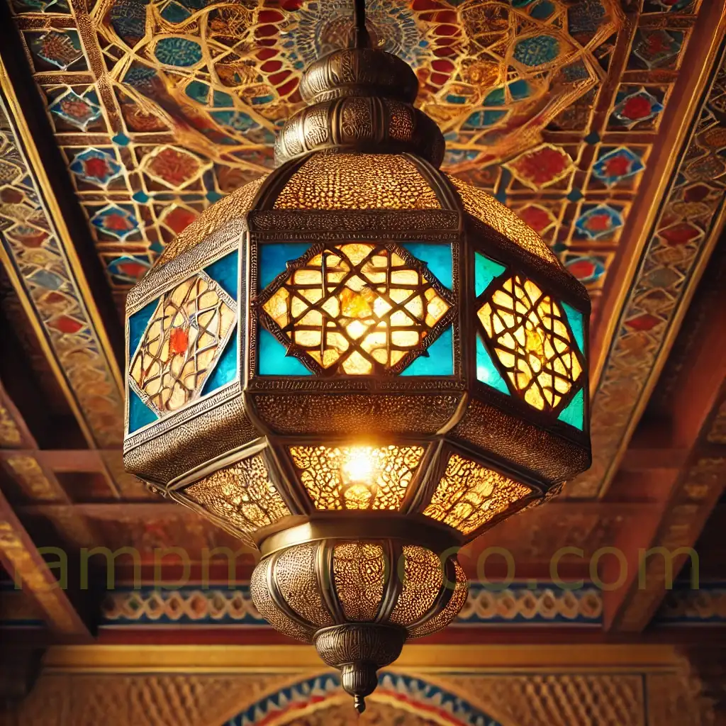 traditional Moroccan ceiling lamp, hanging lamp