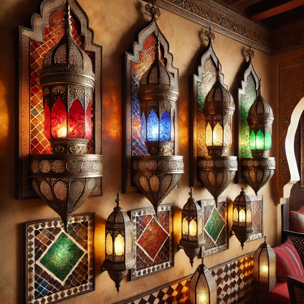 traditional Moroccan wall sconces